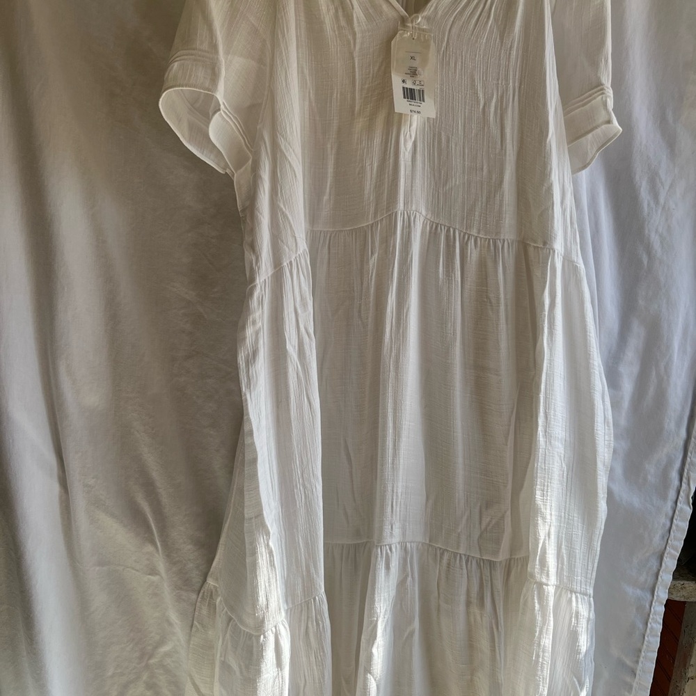 Elegant White Women's Dress